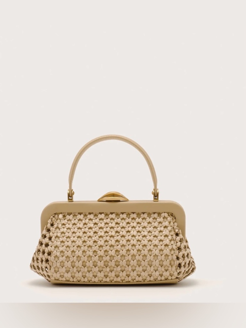 Cult Gaia ZUMA MINI CROSSBODY BAG in color SAND NWT